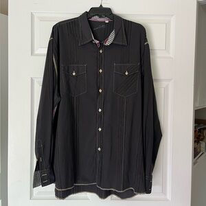 NWOT Arnold Zimberg Button Down Shirt
